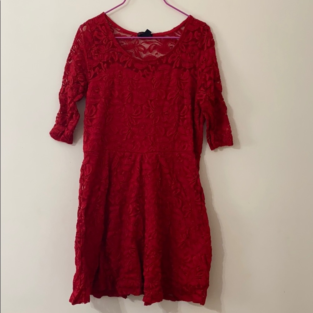 Bright Red Dress